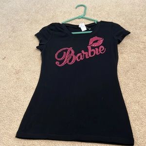 Barbie glitter tshirt